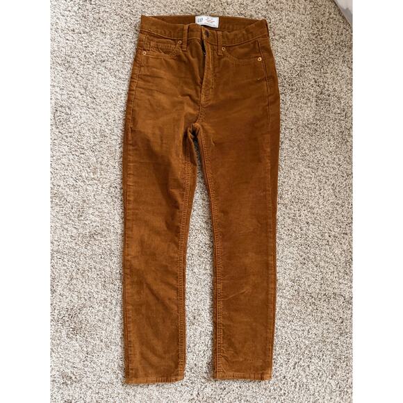 GAP Pants - Gap Camel Cords Women 26/0 Cotton Blend EUC